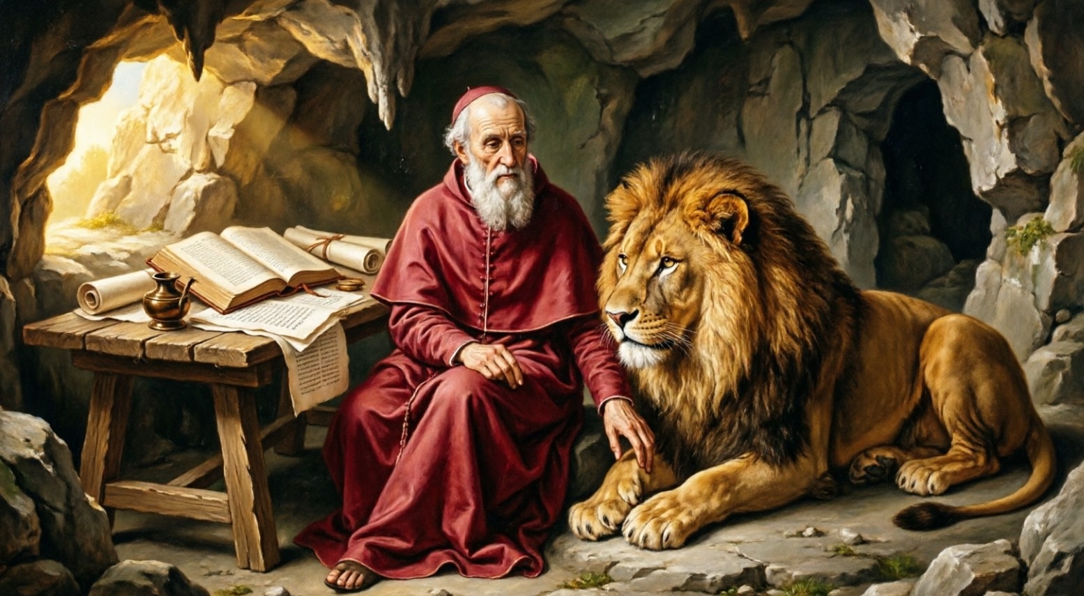 Saint Jerome and the Lion
